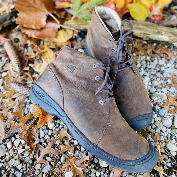 Keen Shoes Mens Mid Brown Leather Ankle Boots 14 Poshmark